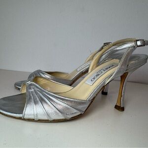 Jimmy Choo Silver Women's Heels